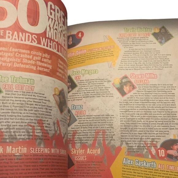 Pre Owned Alternative Press AP August 2017 Issue #349.1 Warped Tour 2017 Best Wa - Picture 4 of 8